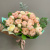 Букет "Ванильный пломбир" из кустовых пионовидных роз и эустомы арт. 45006