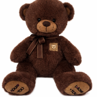 Мишка с бантом 65-70 см арт. 24013 коричневый