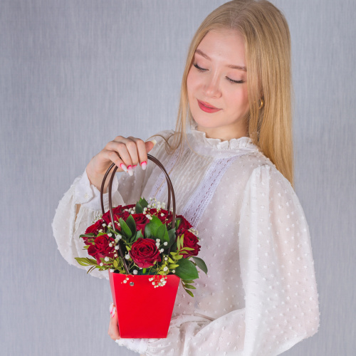 Сумочка с кенийскими розами N 38180-Кр